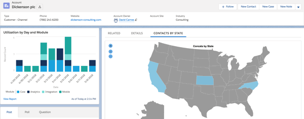 Contacts by State Custom Managed Component