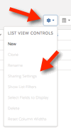 List View Controls